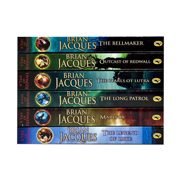 A Tale of Redwall Series Books 7–12 – 6 Book Collection Set by Brian Jacques (The Bellmaker, Outcast of Redwall, Pearls of Lutra, Long Patrol, Marlfox, Legend of Luke)