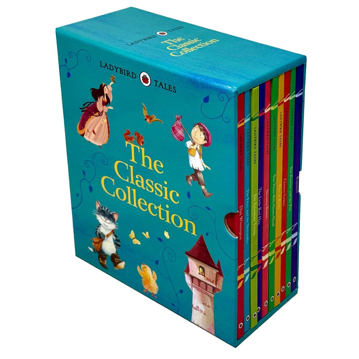 Ladybird Tales Classic Collection 10 Books Set | Slipcase (Dick Whittington, The Three Billy Goats Gruff, The Elves and the Shoemaker,Puss in Boots,The Enormous Turnip,Chicken Licken,The Little Red Hen & More)
