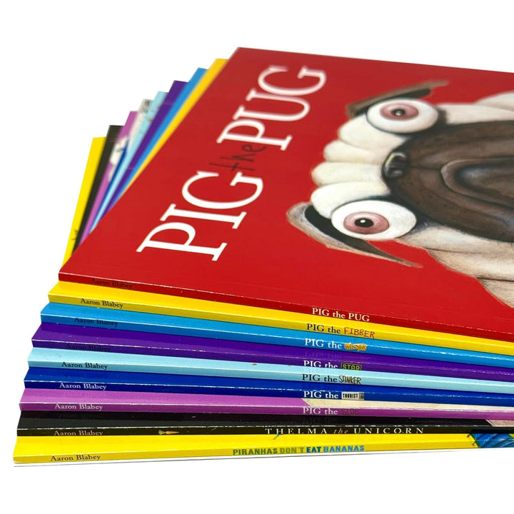 Pig the Pug & Friends Collection 9 Books Box Set by Aaron Blabey (Pig the Pug, Pig the Fibber, Pig the Winner, Pig the Star and MORE!)