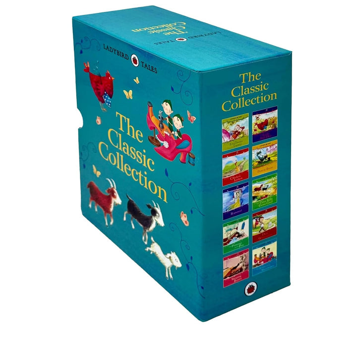Ladybird Tales Classic Collection 10 Books Set | Slipcase (Dick Whittington, The Three Billy Goats Gruff, The Elves and the Shoemaker,Puss in Boots,The Enormous Turnip,Chicken Licken,The Little Red Hen & More)