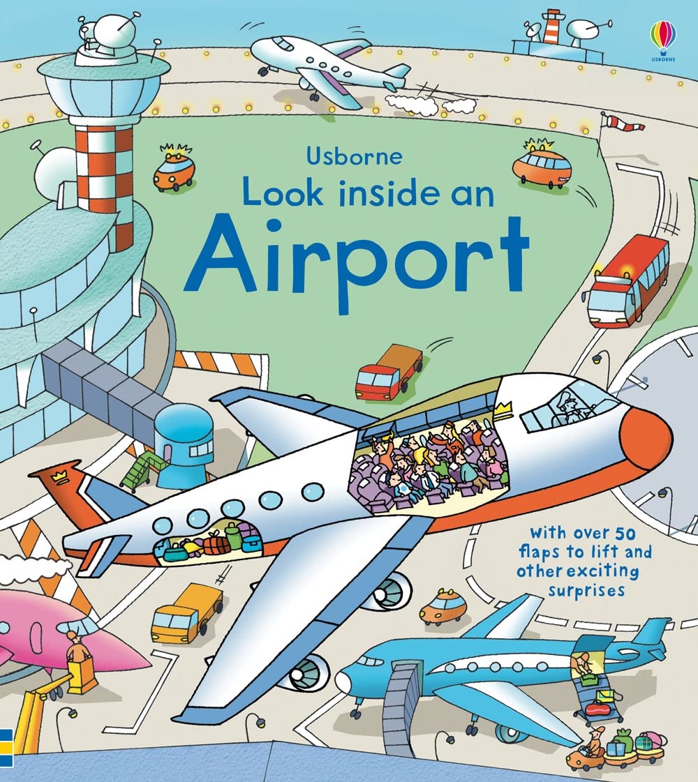 Look Inside an Airport – Usborne Lift-the-Flap Book for Kids