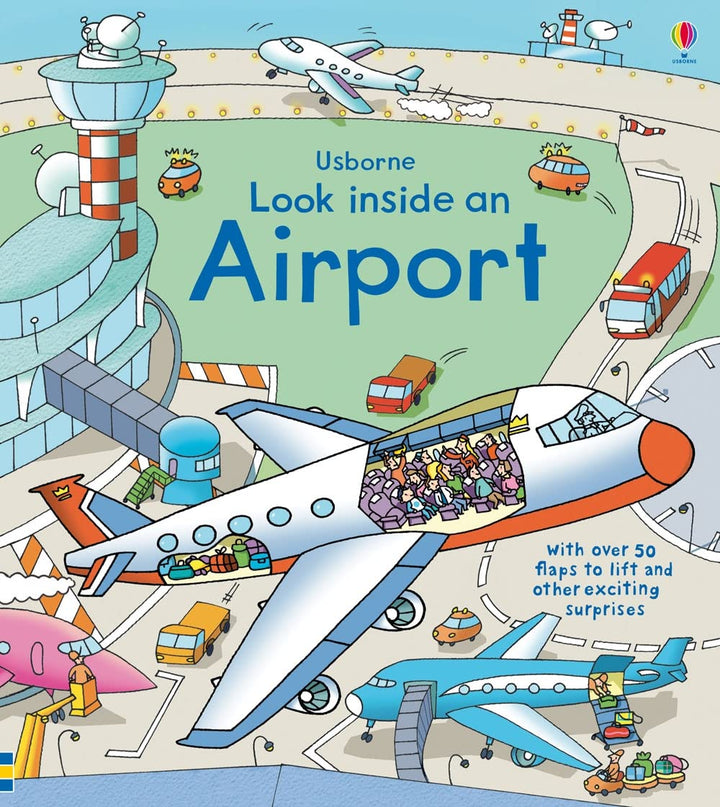Look Inside an Airport – Usborne Lift-the-Flap Book for Kids
