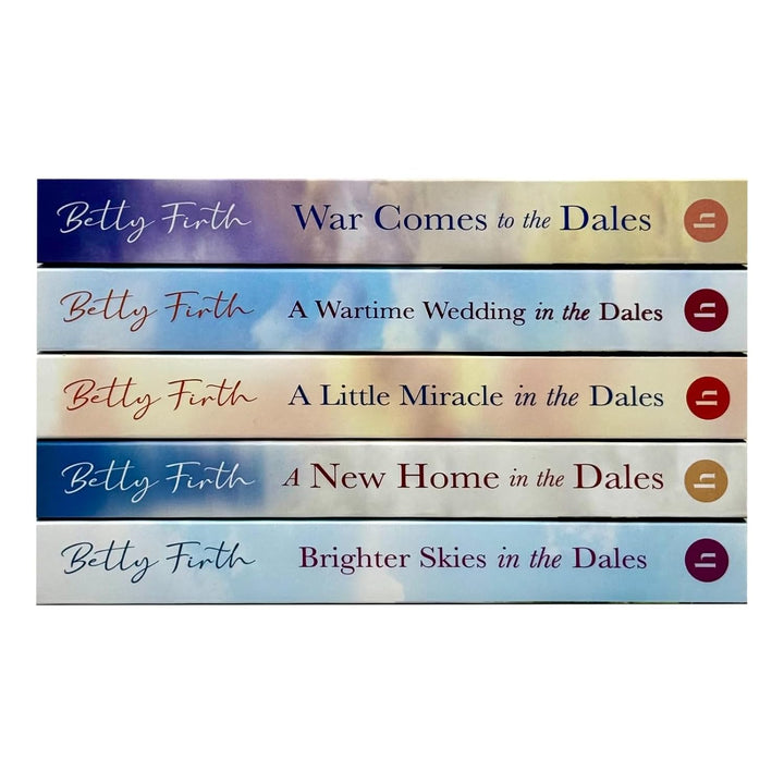 Made in Yorkshire Series 5 Books Collection Set By Betty Firth (Brighter Skies in the Dales,A New Home in the Dales,Little Miracle in the Dales,Wartime Wedding in the Dales and War Comes to the Dales)
