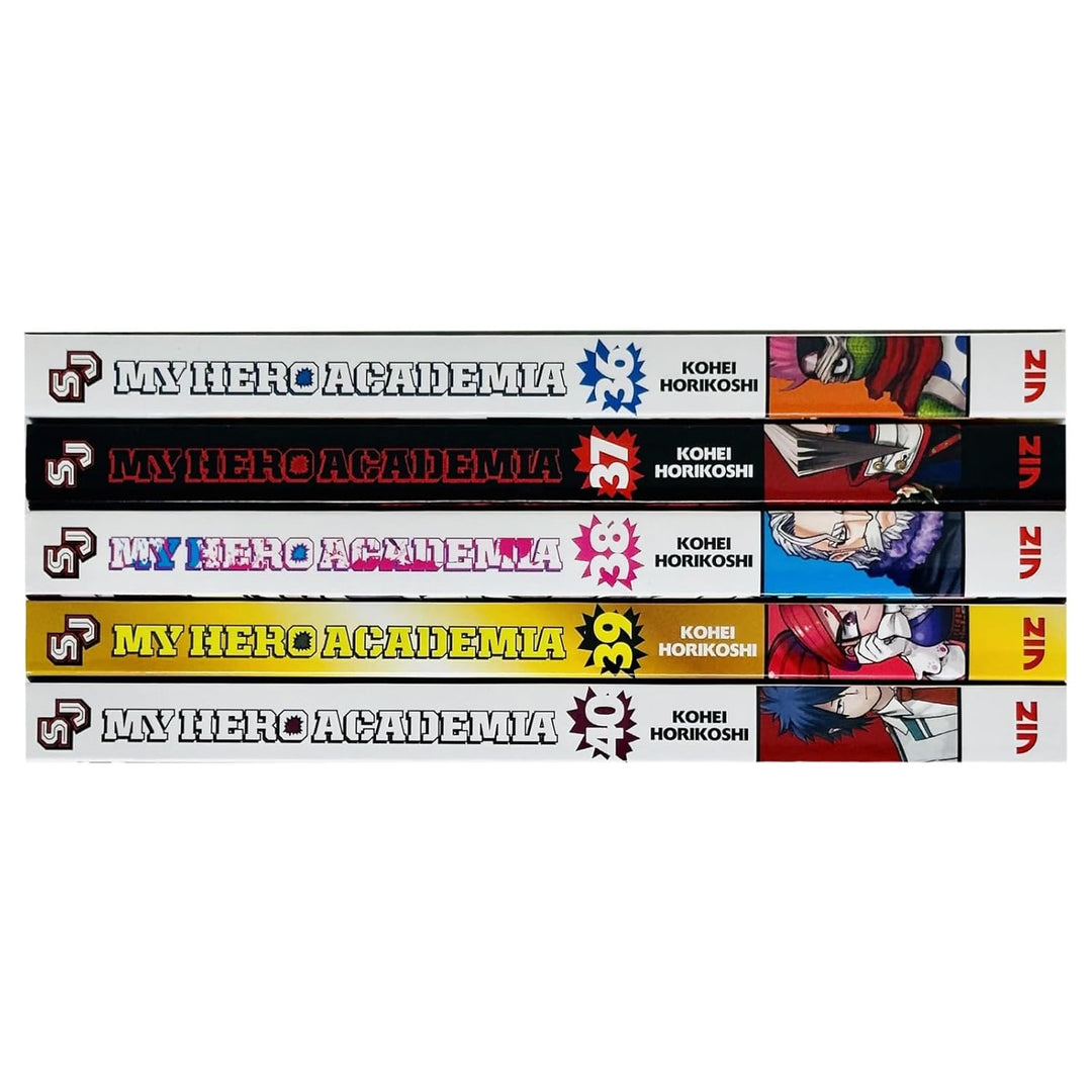 My Hero Academia Series Volume 36-40 Collection 5 Books Set By Kohei Horikoshi