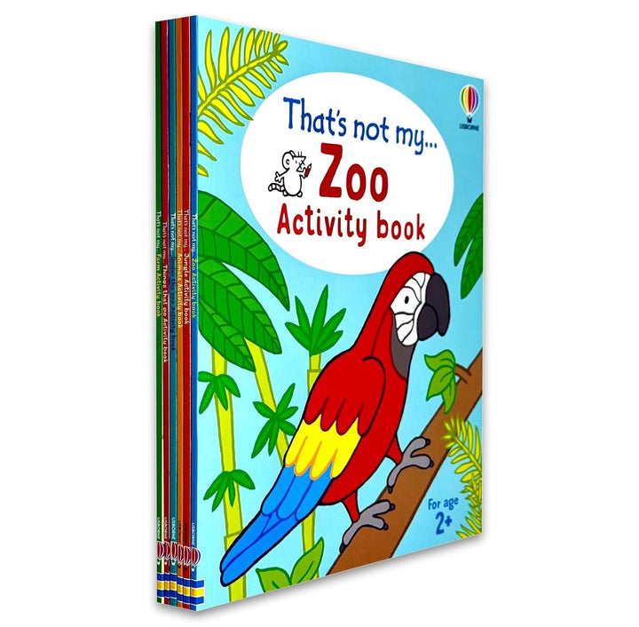 Usborne That's Not My Activity Book Series 6 Books Collection Set | Zoo, Jungle, Animals, Under the Sea, Things That Go & Farm