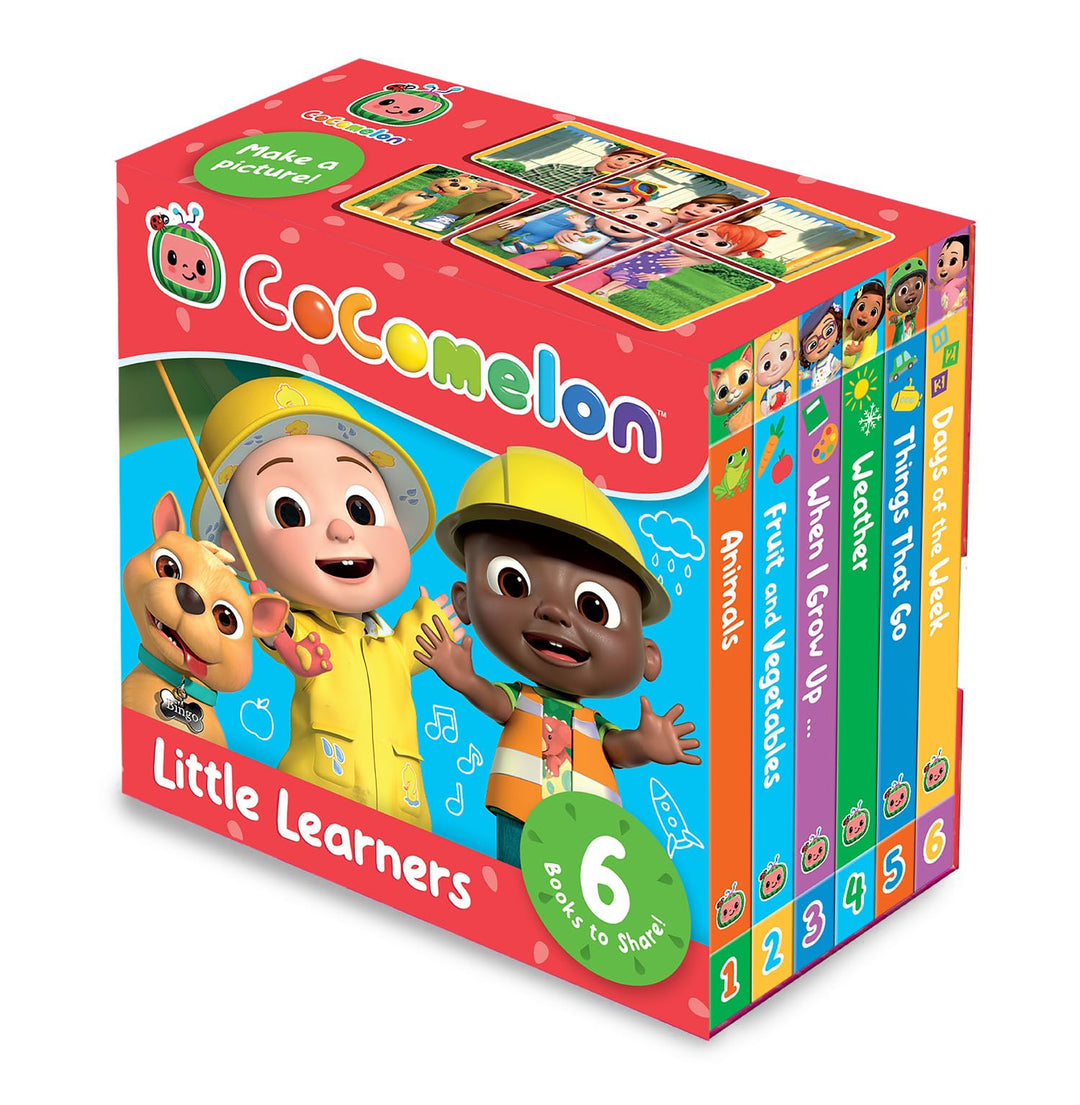 CoComelon Little Learners Pocket Library: 6 new mini board books about first experiences, featuring JJ and his friends - perfect for toddlers and young children!
