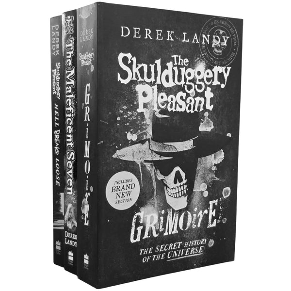 The Skulduggery Pleasant Series 3 Books Collection Set - Tanith Low, Hell Breaks Loose & Grimoire - Epic Adventure for 12+ Years - Fantasy Collection