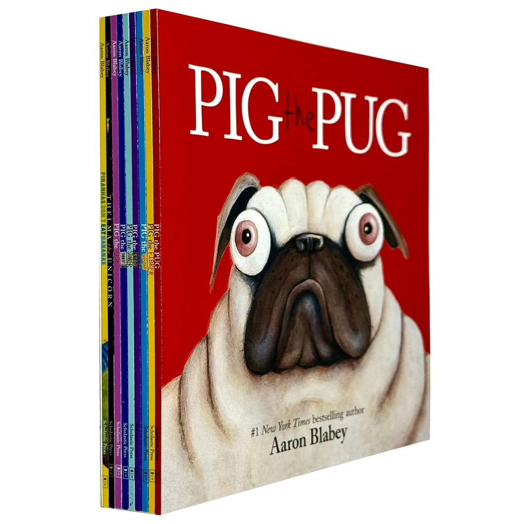 Pig the Pug & Friends Collection 9 Books Box Set by Aaron Blabey (Pig the Pug, Pig the Fibber, Pig the Winner, Pig the Star and MORE!)