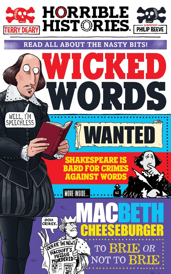 Wicked Words (Horrible Histories Special) by Terry Deary | Funny Facts, Fascinating History & Horrible Words | Paperback Book