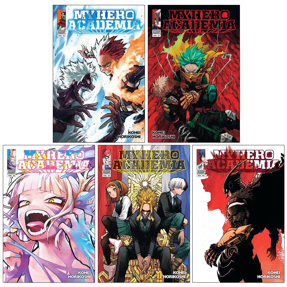 My Hero Academia Series Volume 36-40 Collection 5 Books Set By Kohei Horikoshi