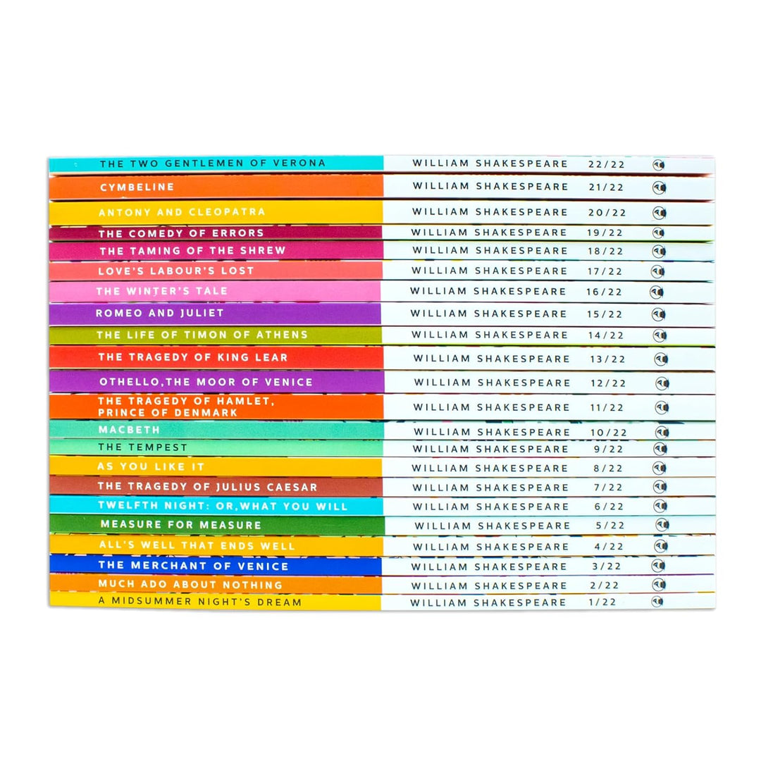 William Shakespeare The Complete Collection Book Set – 22 Iconic Plays Including Macbeth, As You Like It, The Two Gentlemen of Verona & King Lear