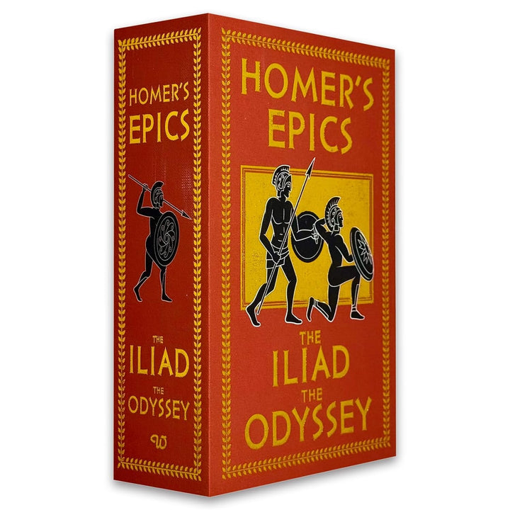 The Iliad and The Odyssey 2 Books Collection Box Set by Homer | Classic Greek Mythology & Epic Poetry | Hardback Edition