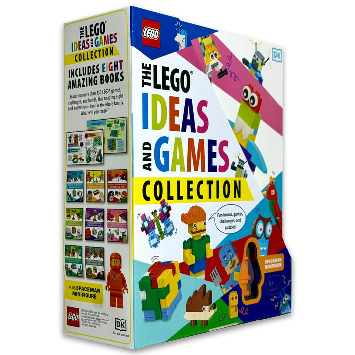 The Lego Ideas and Games 8 Book Collection Set | Super Surprises Slippery Stacks And More
