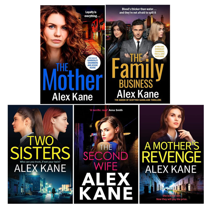 Alex Kane 5 Book Collection: The Family Business, Two Sisters, The Second Wife, A Mother's Revenge, The Mother - Thrilling Stories for 12+ Readers in Paperback