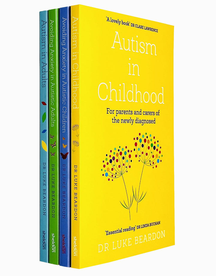 Luke Beardon Collection 4 Books Set– Expert Guides on Autism, Anxiety & Mental Health: Autism in Childhood,Autistic Adults,Coping Strategies & Support