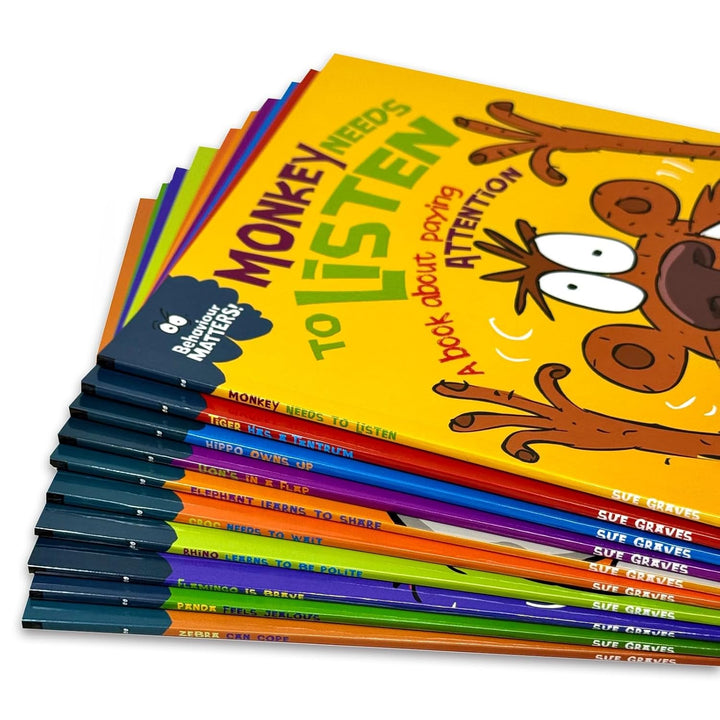 Behaviour Matters Series by Sue Graves & Trevor Dunton Illustrated 10 Books Collection Set (Paperback)