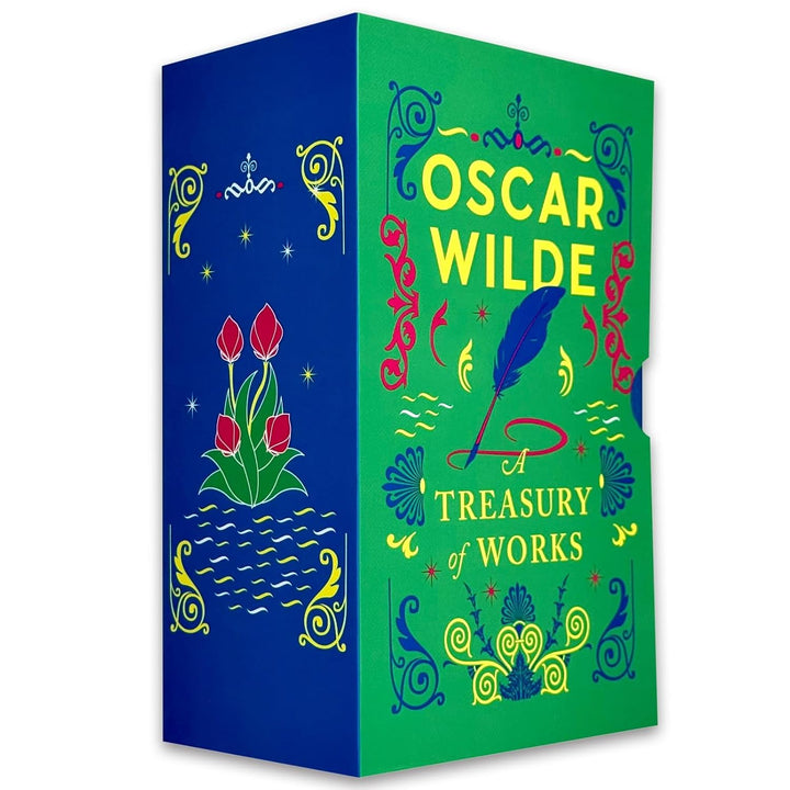 A Treasury of Works by Oscar Wilde 4 Books Hardcover Box Set | The Picture of Dorian Gray, The Importance of Being Earnest, Poems & More | Classic Literature