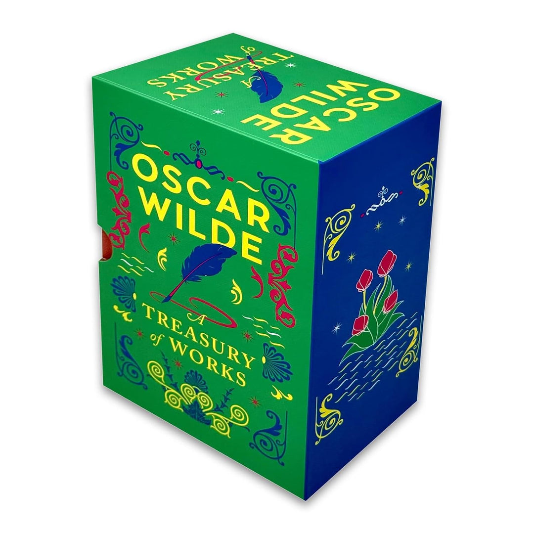 A Treasury of Works by Oscar Wilde 4 Books Hardcover Box Set | The Picture of Dorian Gray, The Importance of Being Earnest, Poems & More | Classic Literature