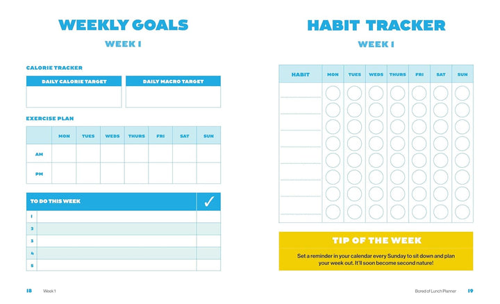 Bored of Lunch: Meal Planner: Plan Your Meals. Stay on Budget. Track Your Calories Book by Nathan Anthony (Paperback)