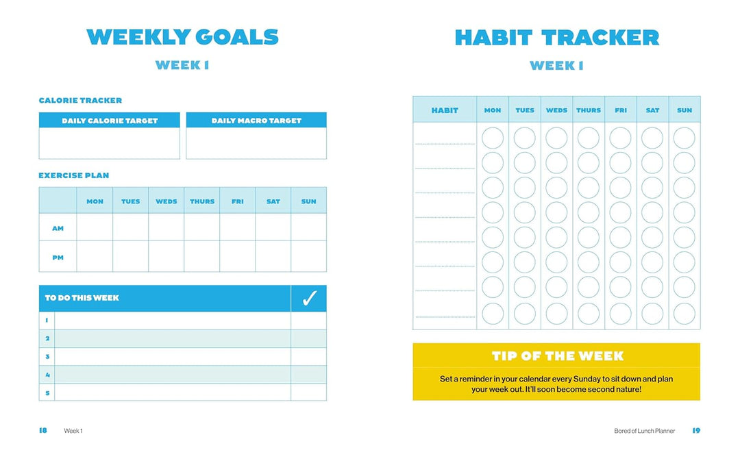 Bored of Lunch: Meal Planner: Plan Your Meals. Stay on Budget. Track Your Calories Book by Nathan Anthony (Paperback)
