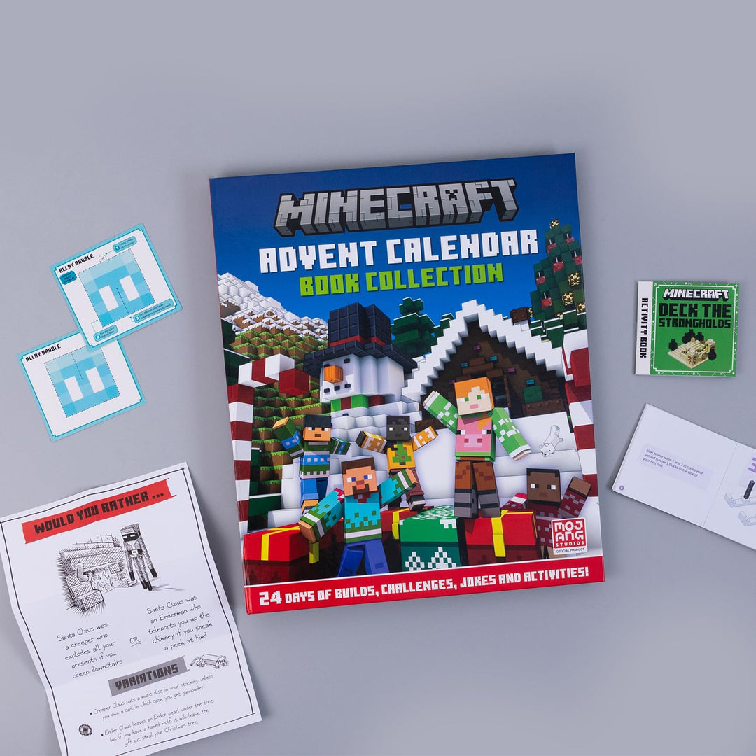 Minecraft Christmas Advent Calendar 2024 – Illustrated Kids Book Collection, Perfect for Ages 6–11