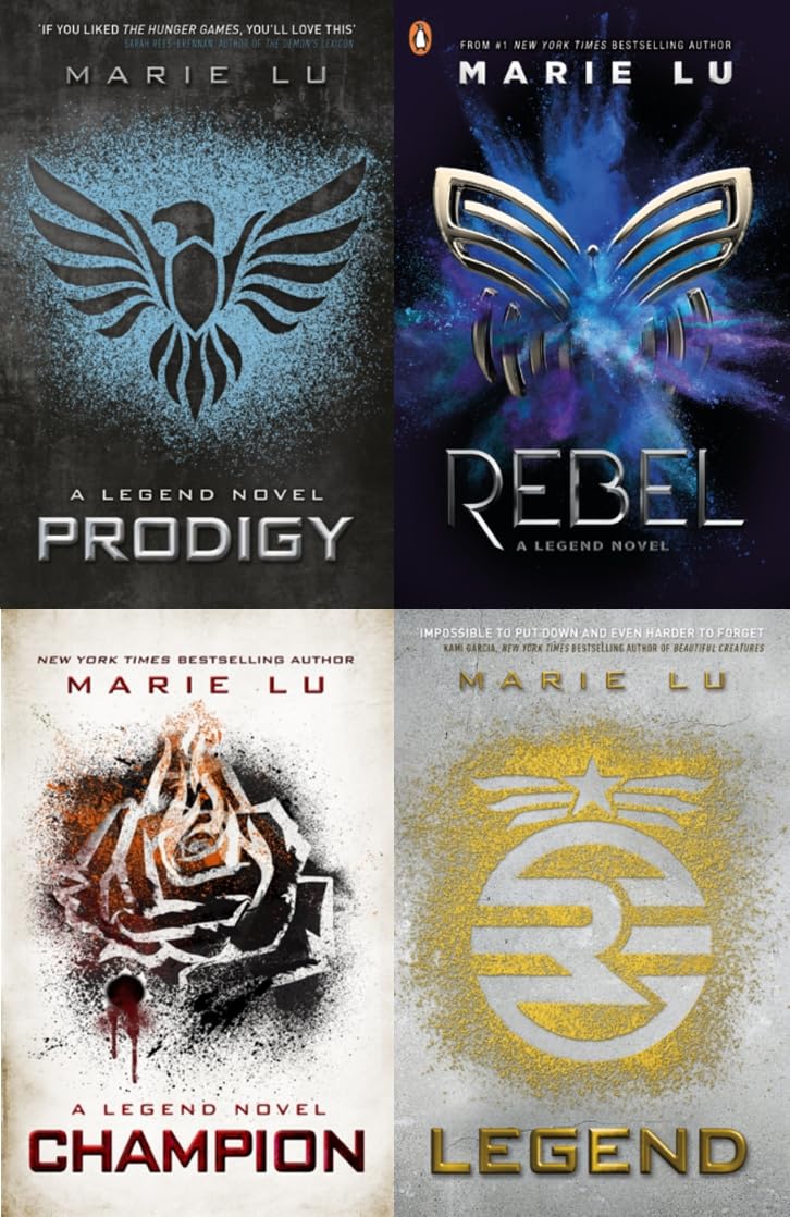 The Legend Series 4 Books Collection Set by Marie Lu | Legend, Prodigy, Champion & Rebel | Young Adult Dystopian Science Fiction (Paperback)