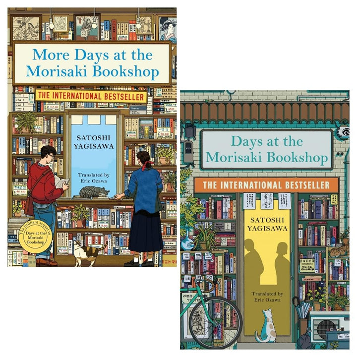 Satoshi Yagisawa Collection 2 Books Set (Days at the Morisaki Bookshop, More Days at the Morisaki Bookshop) | Paperback