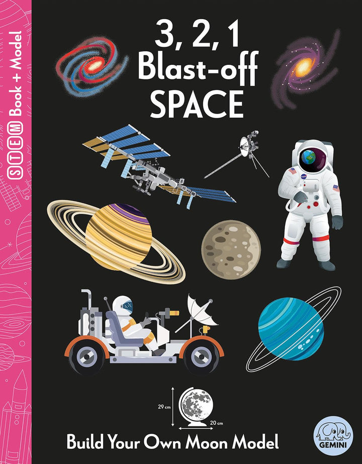 3, 2, 1 Blast-off Space (Ignite STEM Book + Model Kit)