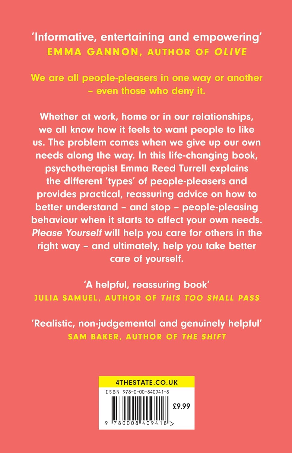 Please Yourself: A Powerful Self-Improvement Guide for Setting Boundaries and Prioritising Self-Care Book by Emma Reed Turrell