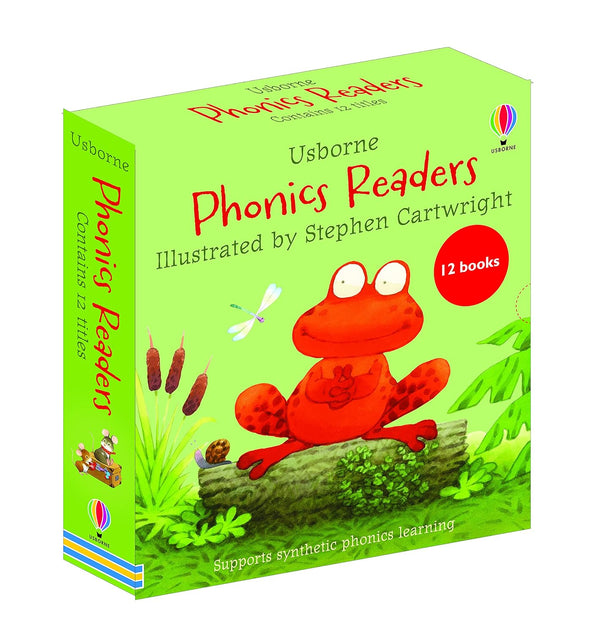 Usborne Phonics Readers 12 Books Collection Box Set