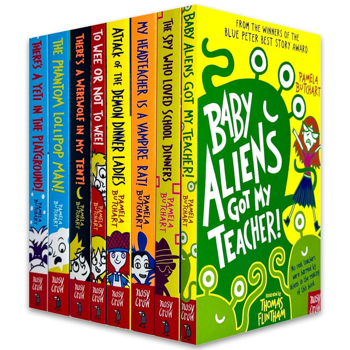 Baby Aliens Series Collection (Izzy and Friends, Book 1-8) By Pamela Butchart illustrated 8 Books Collection Set (Paperback)