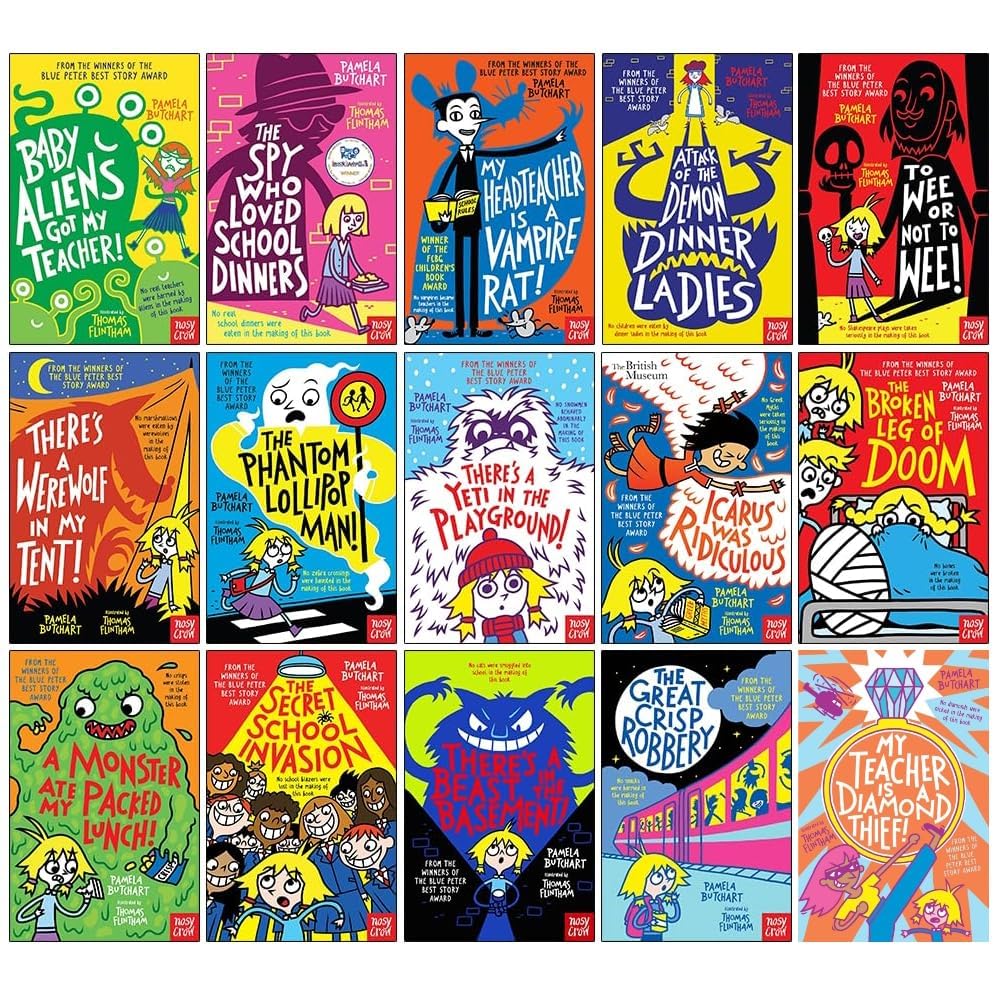 Baby Aliens (Izzy and Friends) Series By Pamela Butchart 15 Books Collection Set (Baby Aliens Got My Teacher, Spy Who Loved School Dinners, My Headteacher is a Vampire Rat and More)