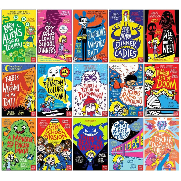 Baby Aliens (Izzy and Friends) Series By Pamela Butchart 15 Books Collection Set (Baby Aliens Got My Teacher, Spy Who Loved School Dinners, My Headteacher is a Vampire Rat and More)