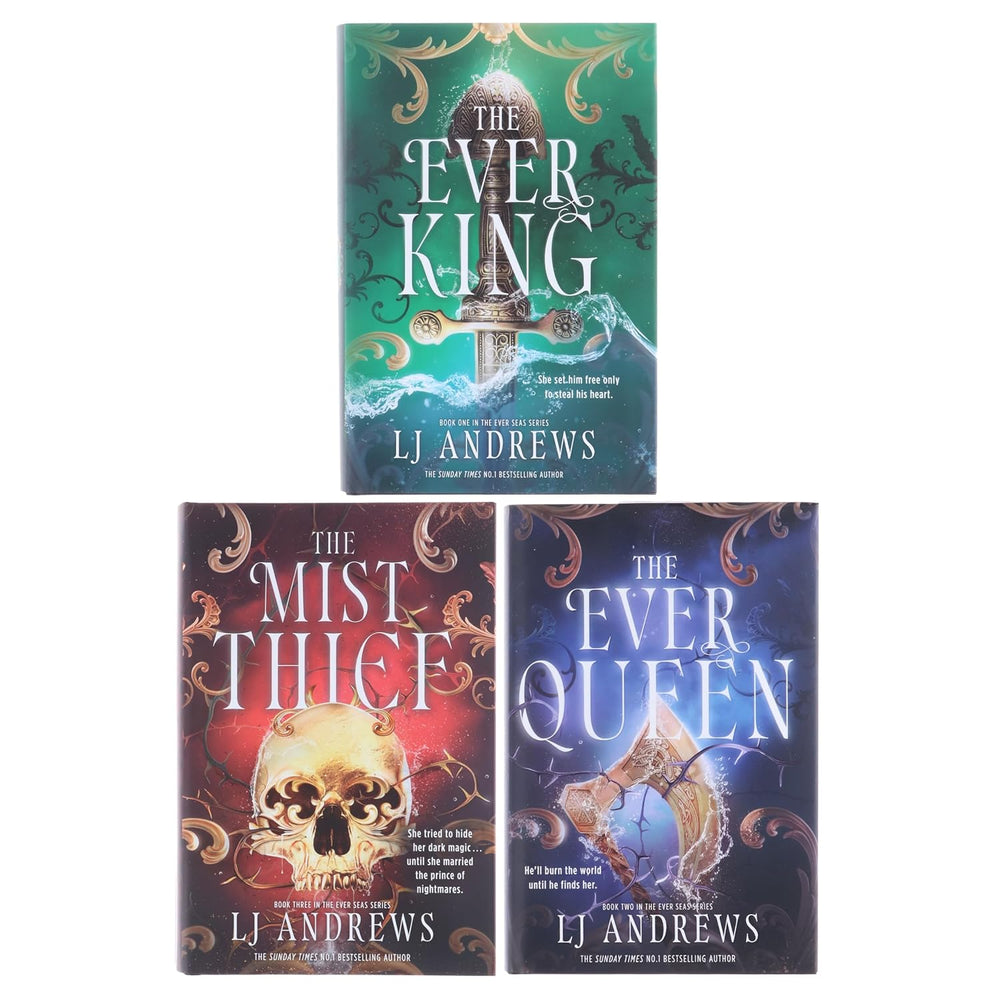 The Ever Seas Series by LJ Andrews 3 Books Collection Set (The Ever Ki ...