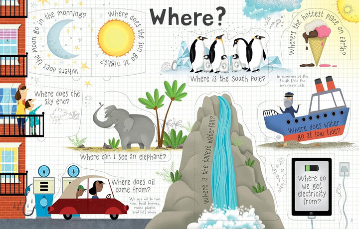 Usborne Lift-the-Flap Questions and Answers About Our World by Katie Daynes (Lift-the-Flap Questions and Answers) | Board Book