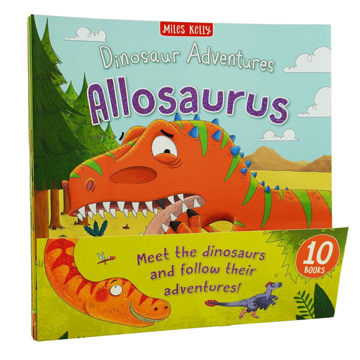 Miles Kelly Dinosaur Adventures 10 Books Collection Set by Catherine Veitch (Paperback)