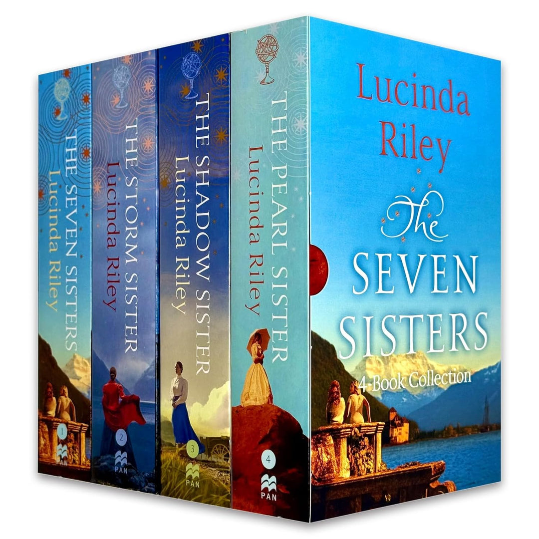 The Seven Sisters Series 1-4 Books Collection Box Set By Lucinda Riley (The Seven Sisters, The Storm Sister, The Shadow Sister & The Pearl Sister)