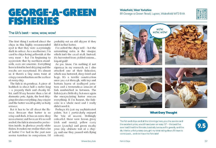 Where Gary Eats: From Curryhouses to Steakhouses Book| Budget to Blowout | An Insider’s Guide to Where to Eat | Hardback