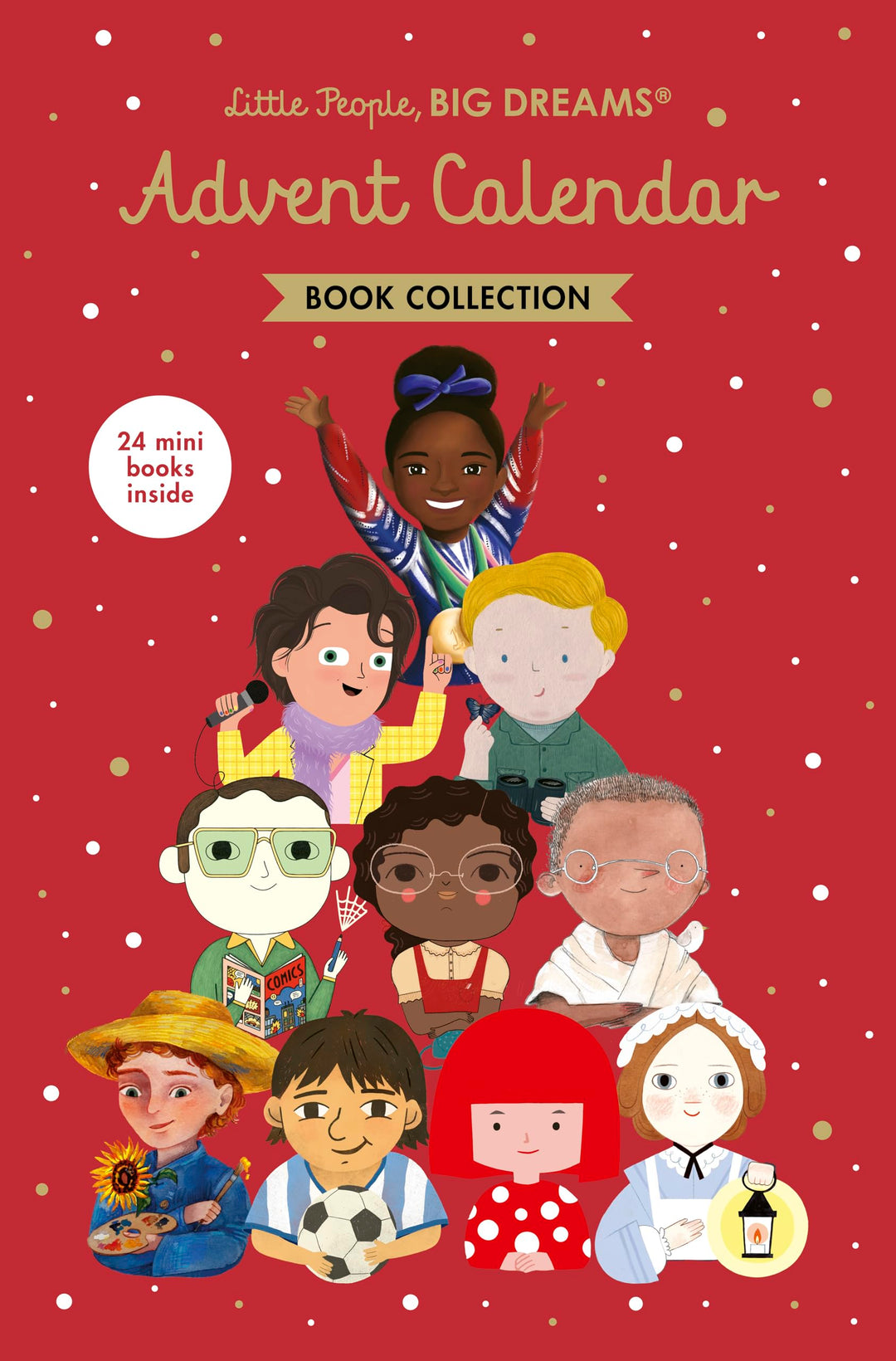 Little People, BIG DREAMS: Advent Calendar Book Collection 2025 Edition – 24 Mini Biographies for Kids, Inspiring Christmas Countdown Gift