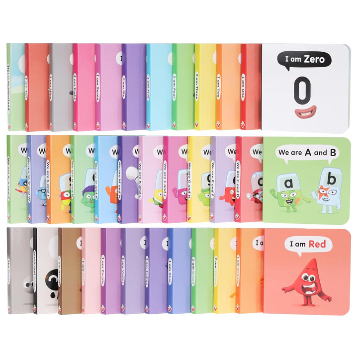 A Case of Numberblocks, Alphablocks and Colourblocks 36 Mini Board Books Collection Set (A Case of Numberblocks, A Case of Alphablocks and A Case of Colourblocks)