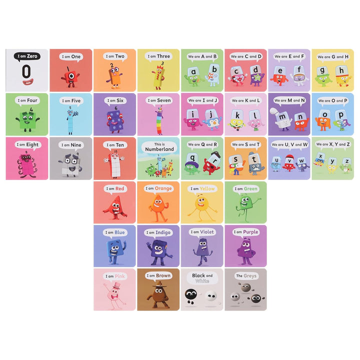 A Case of Numberblocks, Alphablocks and Colourblocks 36 Mini Board Books Collection Set (A Case of Numberblocks, A Case of Alphablocks and A Case of Colourblocks)