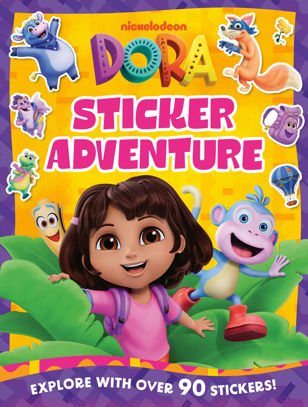 Dora Sticker Adventure Book: a fun sticker book for children age 3-5 based on the Nickelodeon TV series. With over 90 stickers! Perfect for Summer 2026 reading!