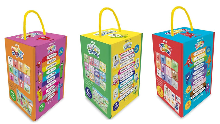 A Case of Numberblocks, Alphablocks and Colourblocks 36 Mini Board Books Collection Set (A Case of Numberblocks, A Case of Alphablocks and A Case of Colourblocks)