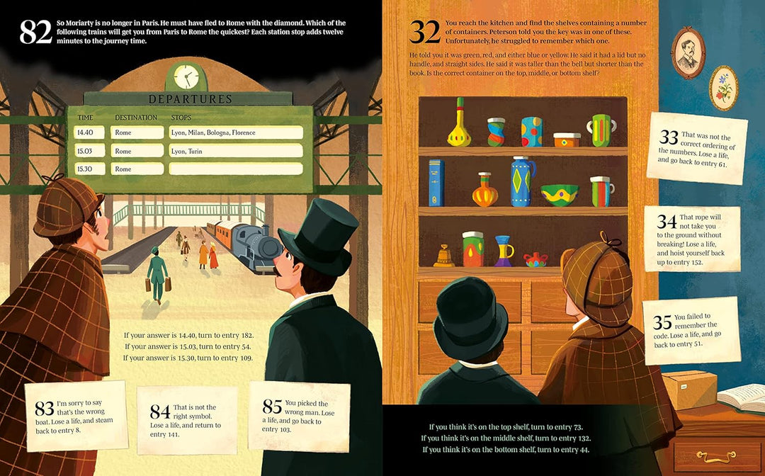 Escape Room Adventures: Sherlock's Greatest Case: A Thrilling Interactive Puzzle Story (Arcturus Escape Rooms) | Hardcover