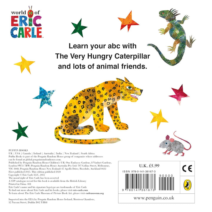 The Very Hungry Caterpillar's abc: Learn Your ABC with the Very Hungry Caterpillar Book by Eric Carle (Board Book)