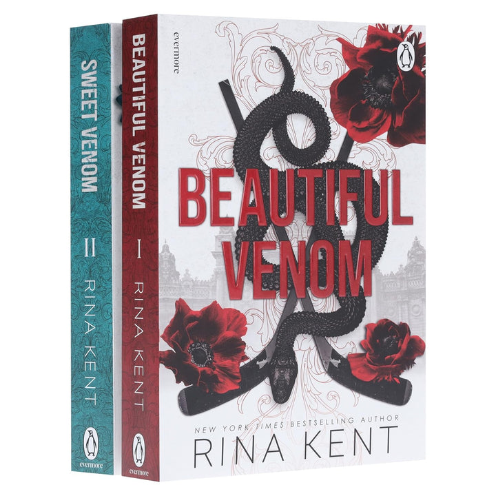 Vipers Series by Rina Kent 2 Books Collection Set (Beautiful Venom and Sweet Venom) | Paperback