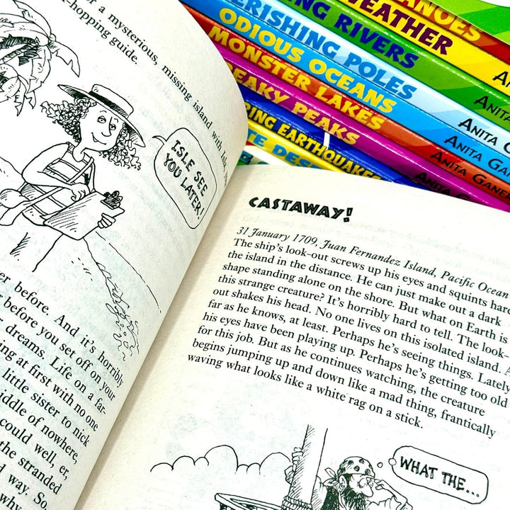 Horrible Geography Collection 12 Books Set By Anita Ganeri | Paperback (Wild Islands, Violent Volcanoes, Stormy Weather and MORE)