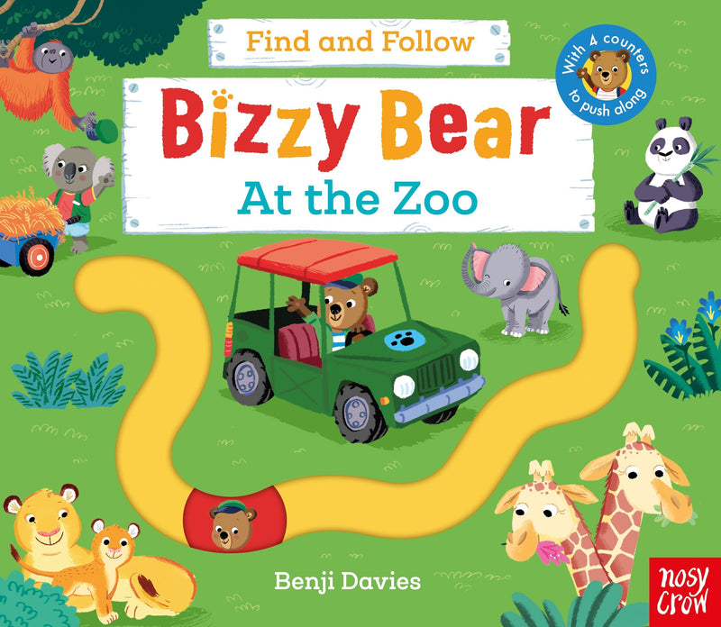 Bizzy Bear Find & Follow 4 Books shrinkwrap pack