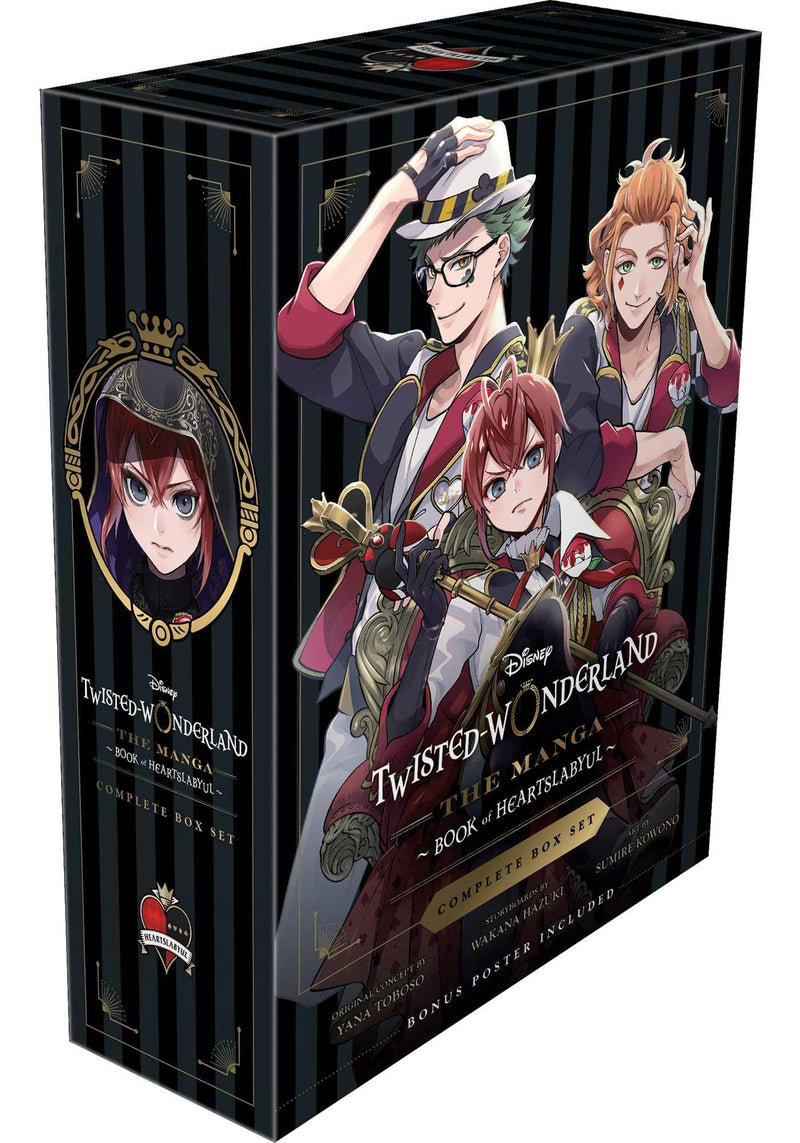 Disney Twisted-Wonderland: The Manga – Book of Heartslabyul Complete Box Set | The Enchanting Dark Academia Fantasy from Disney Japan!