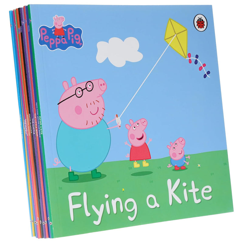 Peppa Pig Series 10 books Children's Picture book Set Collection By Ladybird- Paperback